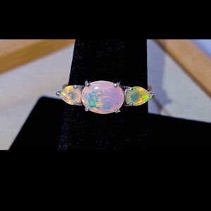 Ethiopian Opal Ring / Size 8